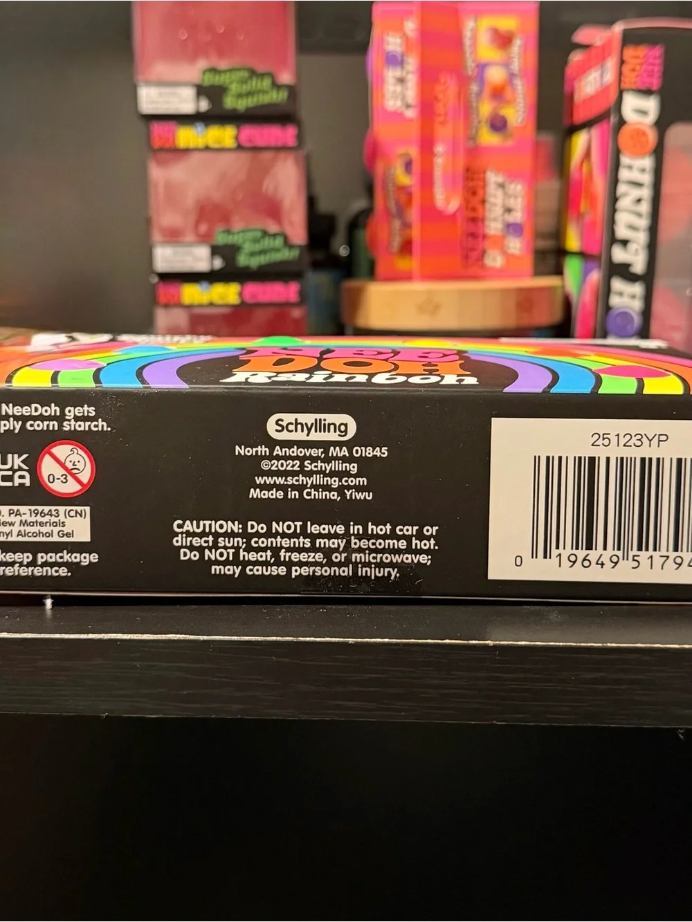 NeeDoh Rainboh - Multicolor. Authentic. Squishy, Teenie, Groovy Globs. Viral!